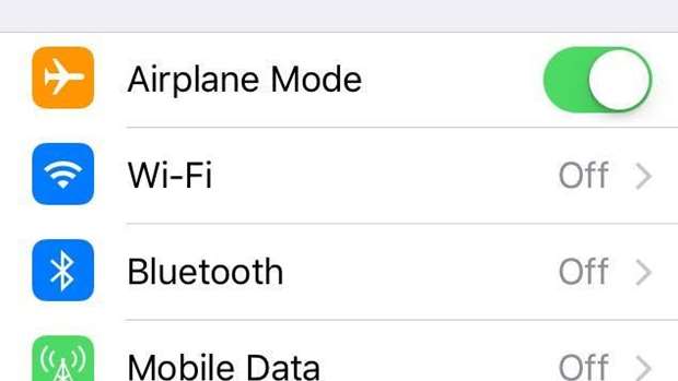 Switch your phone to Airplane Mode