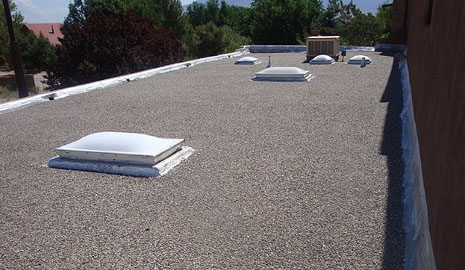 Tar the roof